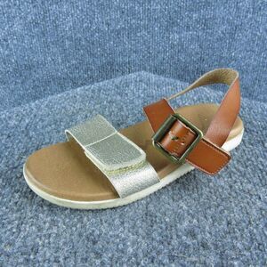 Nina Girls Ankle Strap‎ Size T 12 Medium Shoes Brown Synthetic Buckle